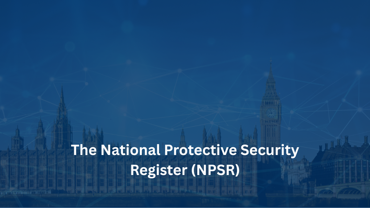 National Protective Security Register & New Ofqual Qualification (UK)